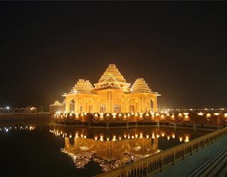 Ram Tirath Temple Night View